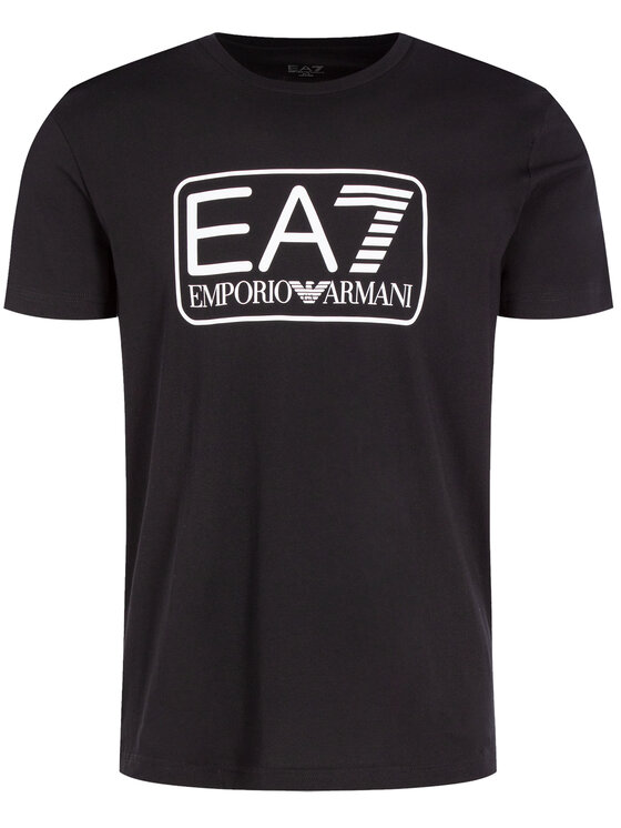 EA7 Emporio Armani EA7 Emporio Armani Marškinėliai 8NPT10 PJNQZ 1200 Juoda Regular Fit