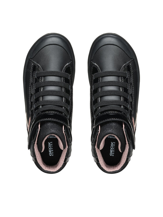 Geox Geox Sneakersy J Gisli Girl J464NA 05402 C9289 M Czarny