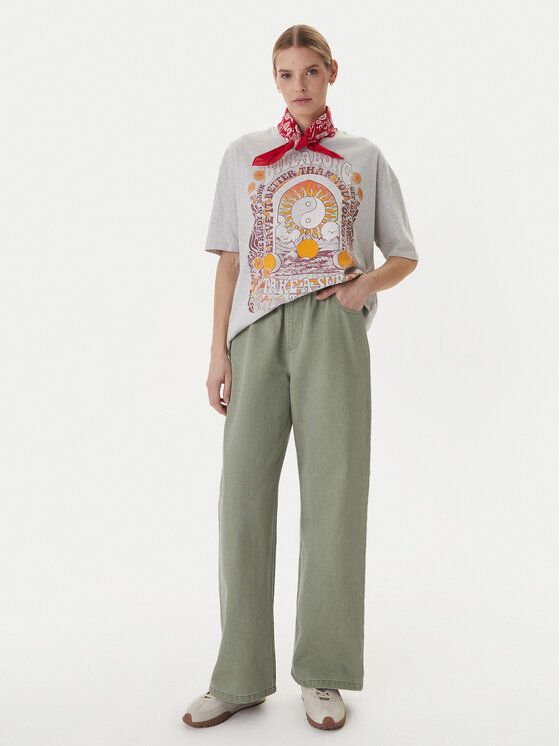 Billabong Billabong Marškinėliai Surf Trip EBJZT00593 Pilka Loose Fit