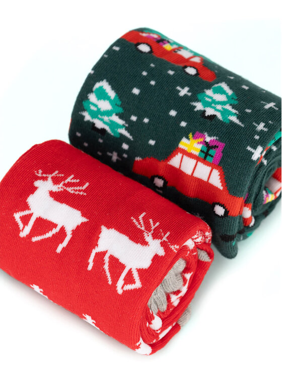 Lasocki Lasocki Sada 2 párů vysokých ponožek unisex 2MB-004-AW24 (2-pack) Barevná