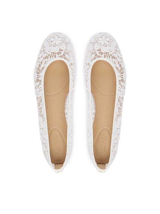 LAUREN RALPH LAUREN LAUREN RALPH LAUREN Балеринки 802P10533001 Бял
