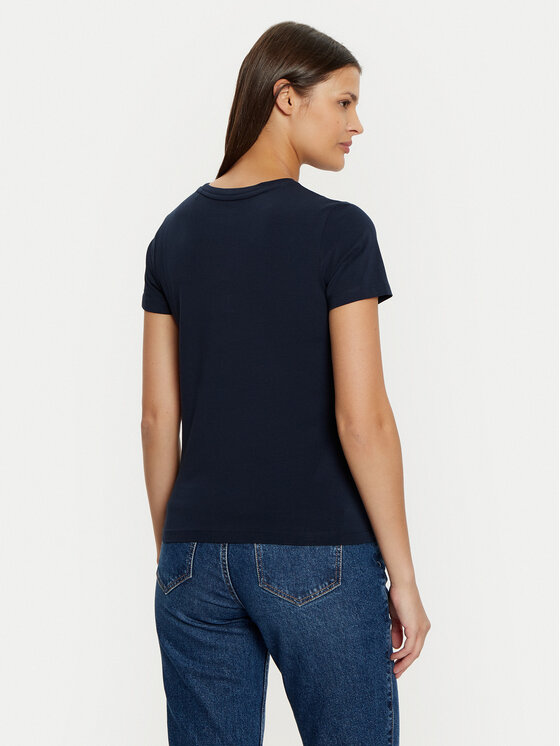 Guess Jeans Guess Jeans Póló W4YI02 J1314 Sötétkék Slim Fit