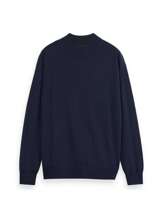 Scotch & Soda Scotch & Soda Sweter 27064 Błękitny Casual Fit