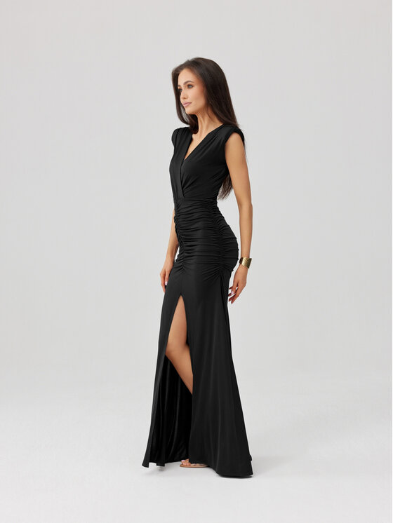 Roco Fashion Roco Fashion Abito da sera Noelia Nero Slim Fit