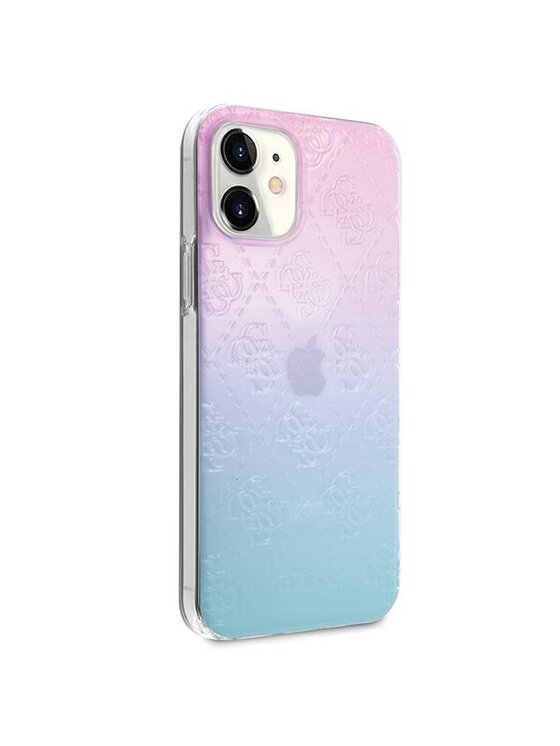 Guess Guess Etui na telefon iPhone 12 Mini Niebieski