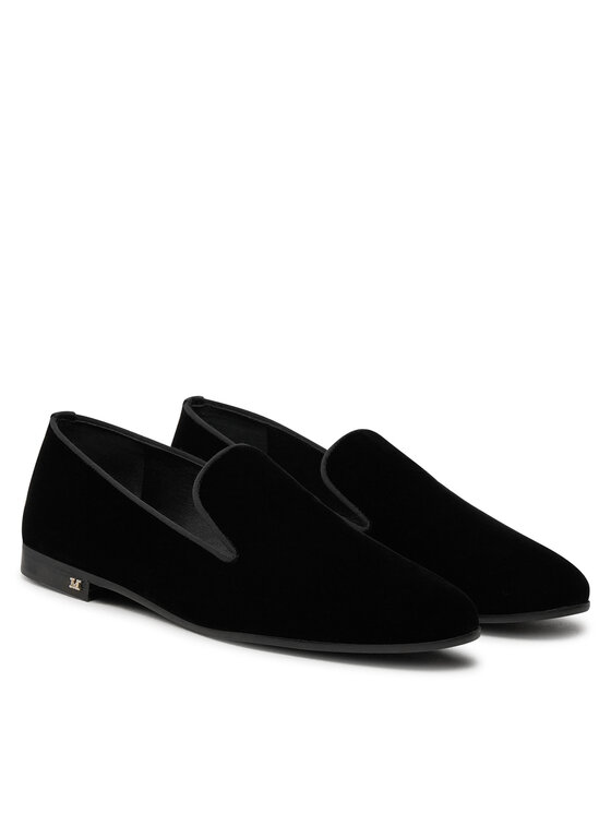 Max Mara Max Mara Lords VELVETSLIPPER 2424526272600 Negru