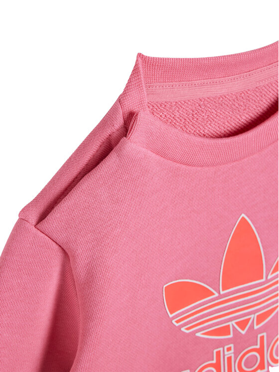 adidas adidas Trenerka Trefoil JY0137 Ružičasta Regular Fit