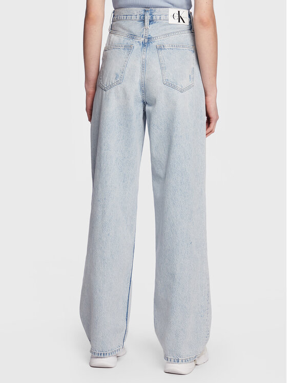 Calvin Klein Jeans Calvin Klein Jeans Traperice J20J220183 Plava Relaxed Fit