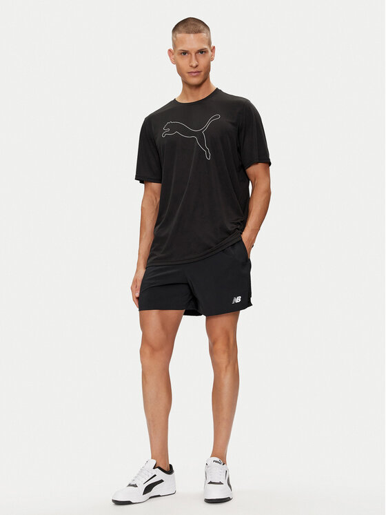 Puma Puma Funkční tričko Performance Cat Tee 520315 Černá Regular Fit