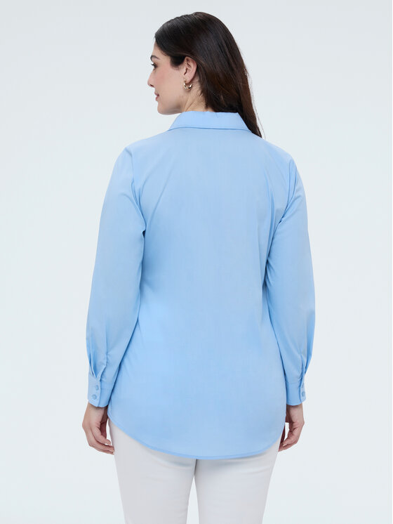 Fiorella Rubino Fiorella Rubino Koszula 5027T001431N004 Turkusowy A-Line Fit