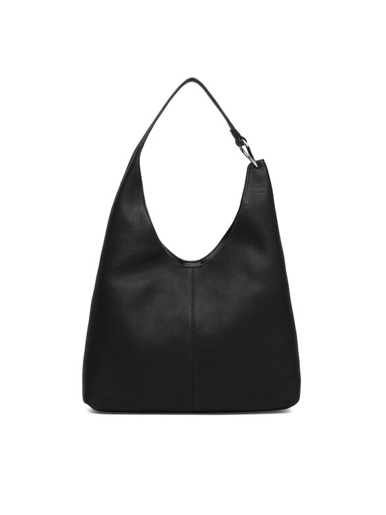 Calvin Klein Calvin Klein Дамска чанта Slouchy Leather Md Shoulder Bag LV04F3543G Черен
