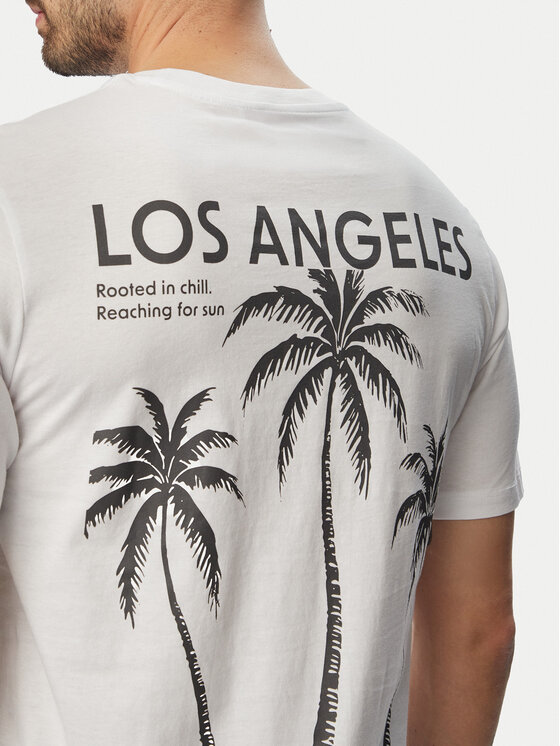 Jack & Jones Jack & Jones T-Shirt Calm 12297701 Λευκό Regular Fit