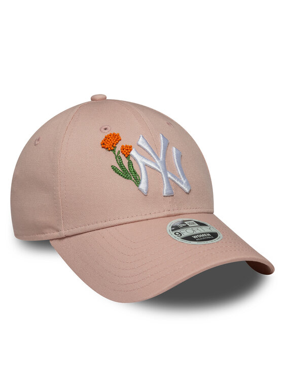 New Era New Era Czapka z daszkiem New York Yankees Womens MLB 9FORTY 60667503 Różowy