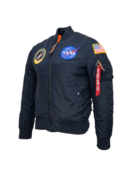 Alpha Industries Alpha Industries Bundy bomber AI.166107-07-5XL Tmavomodrá Slim Fit