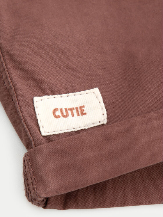 Coccodrillo Coccodrillo Športne kratke hlače WC4119502HBN Rjava Regular Fit
