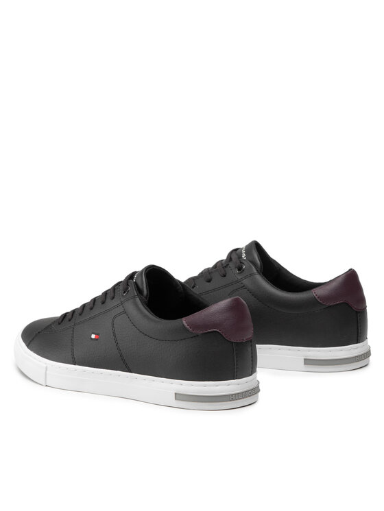 Tommy Hilfiger Tommy Hilfiger Sneakers Essential Leather Detail Vulc FM0FM04047 Negru