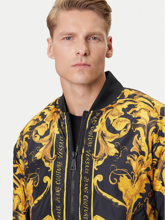Versace Jeans Couture Versace Jeans Couture Μπόμπερ μπουφάν 79GASD07 CQ20D Μαύρο Regular Fit
