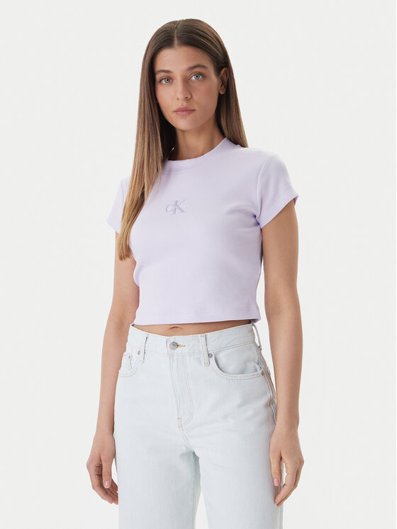 Calvin Klein Jeans Tricou LV047AB802 Roz Regular Fit