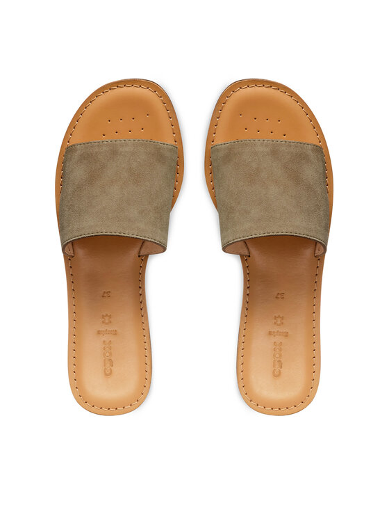 Geox Geox Klapki D Maddalusiac D55YML 00021 C3016 Khaki