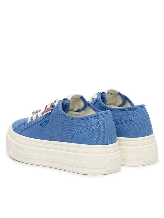 Tommy Jeans Tommy Jeans Sportcipők Tjw Flatform Sneaker Charms EN0EN02959 Kék