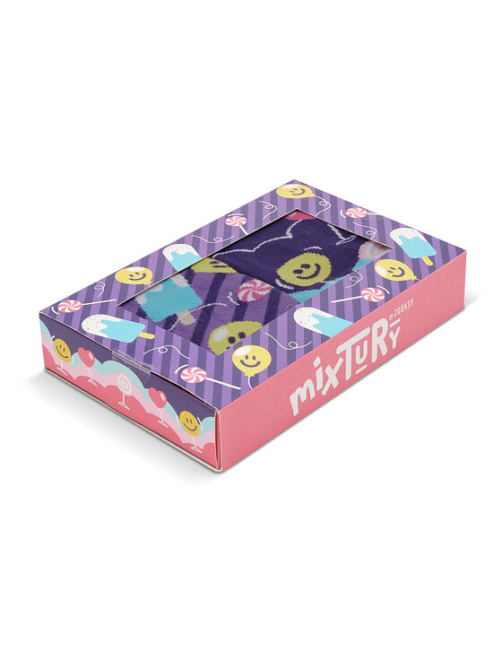 Zooksy Zooksy Skarpety wysokie unisex Mixtury Słodkości Fioletowy