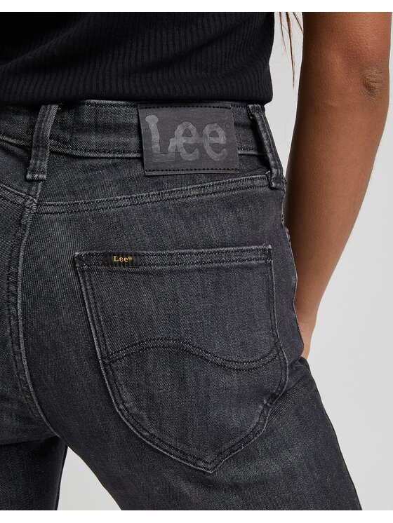 Lee Lee Jeansy MARION Czarny Straight Fit