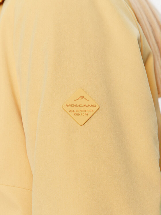 Volcano Volcano Prechodný kabát J-Billie L22342-S23 Žltá Regular Fit