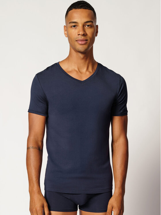 Skiny Skiny Tričko 81428 Tmavomodrá Regular Fit