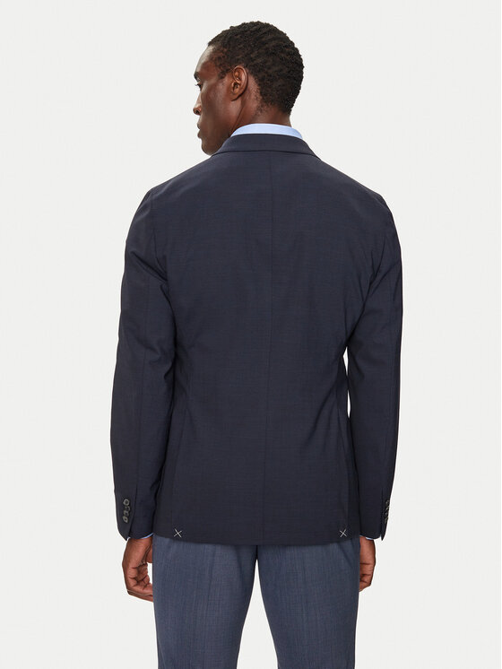 Michael Kors Michael Kors Marynarka MK0SB01003 Granatowy Slim Fit