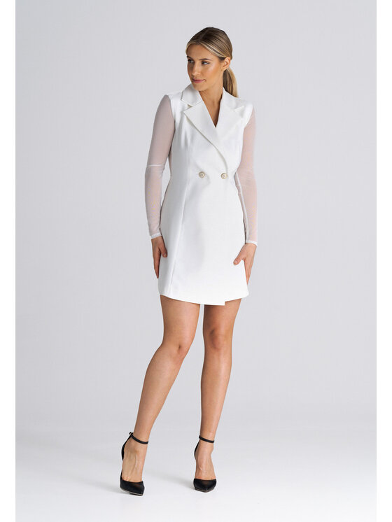 FIGL FIGLFIGL Vestito SUKIENKA M937 Écru Regular Fit