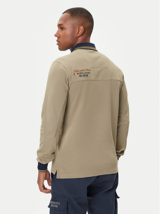Aeronautica Militare Aeronautica Militare Polo 252PO1896UP00173 Kaki Regular Fit