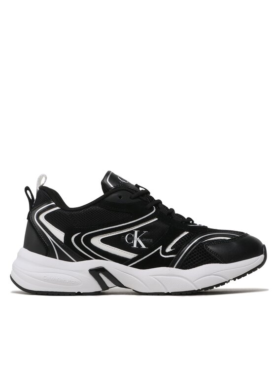 Sneakers Calvin Klein Jeans Retro Tennis Su-Mesh YM0YM00589 Black/White BEH