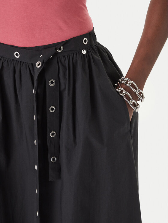 BOSS BOSS Maxi sukně C_Vidol 50559088 Černá Regular Fit