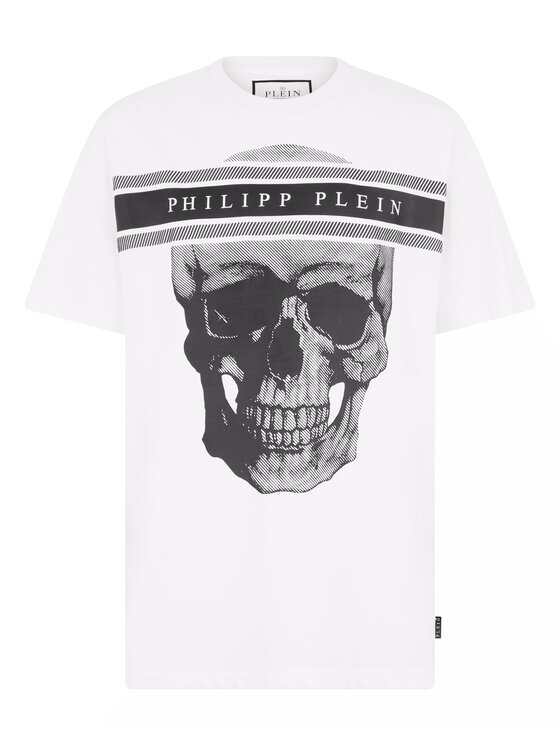 PHILIPP PLEIN PHILIPP PLEIN T-Shirt 29876 Biały Regular Fit
