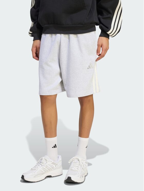 adidas adidas Szorty sportowe 168110 Szary Loose Fit