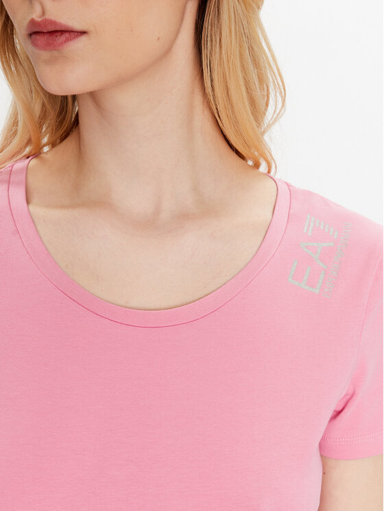 T-shirt 8NTT50 TJFKZ 1428 Rosa Regular Fit