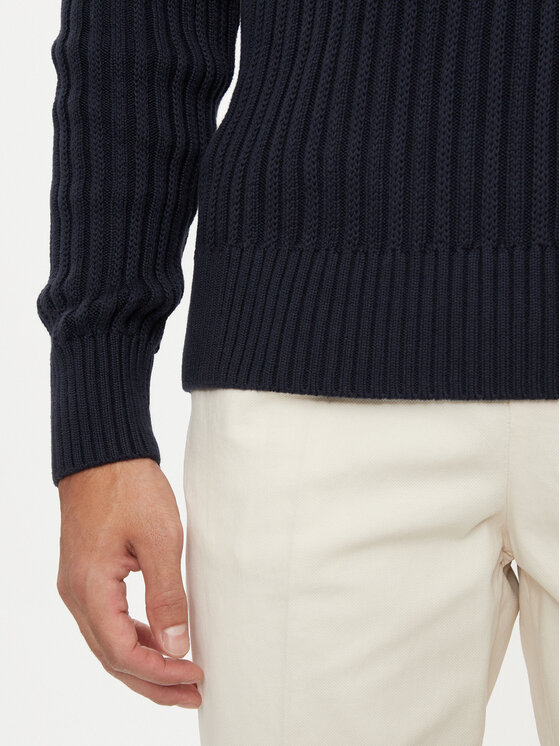 Tommy Hilfiger Tommy Hilfiger Sweater MW0MW37246 Sötétkék Regular Fit