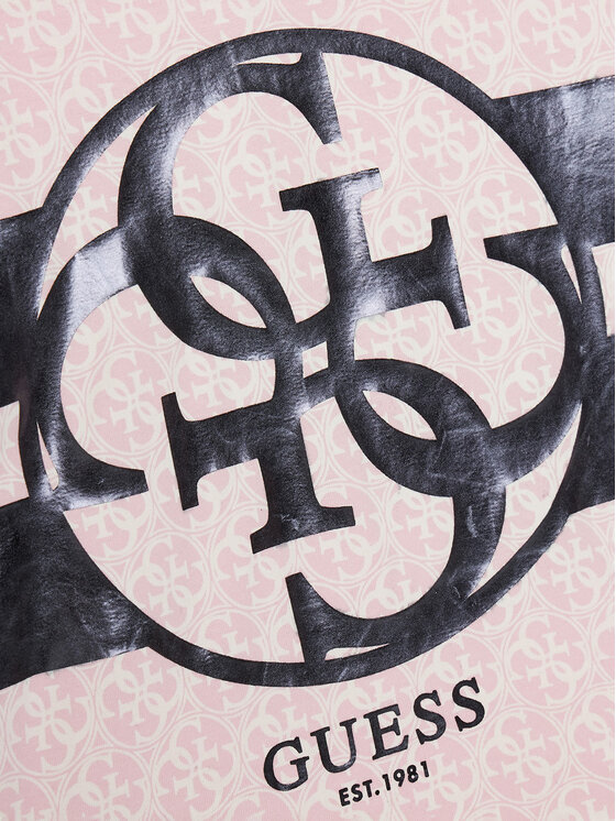Guess Guess T-shirt J5RI04 K6YW4 Ružičasta Regular Fit