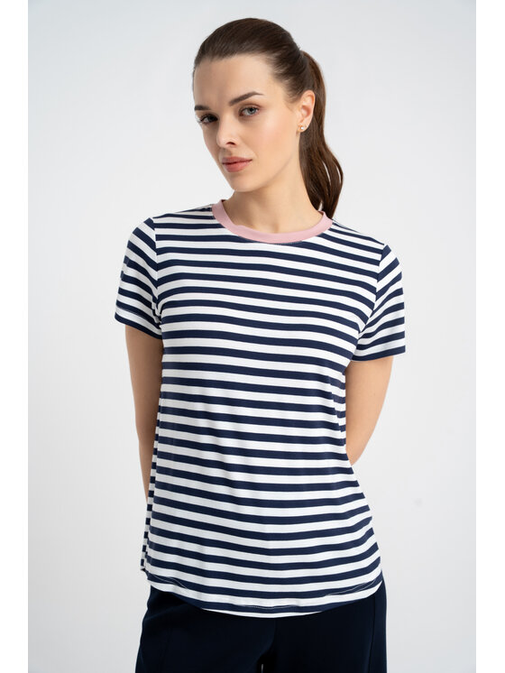 CLICK CLICK Μπλουζάκι 10-6865 Έγχρωμο Fitted Fit