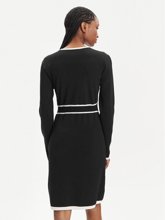 Silvian Heach Silvian Heach Kasdieninė suknelė PGA22128VE Juoda Slim Fit