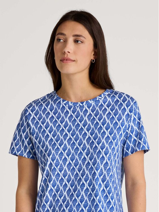 Calida Calida Pyžamo 43153 Modrá Regular Fit
