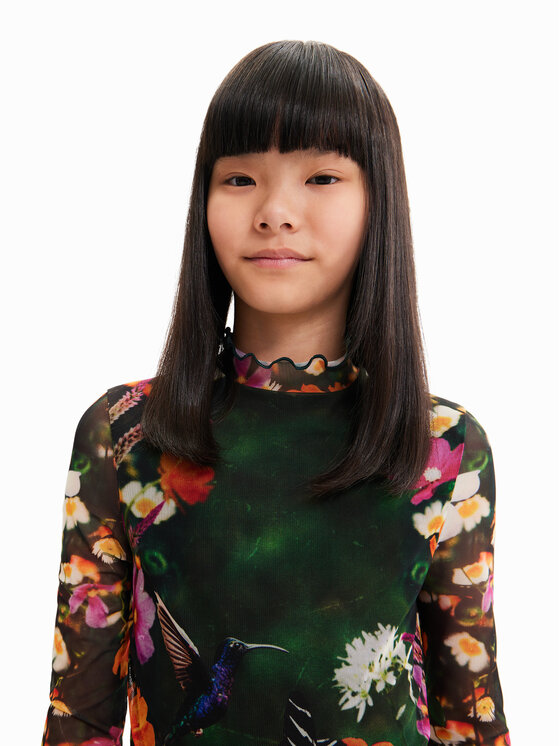 Desigual Desigual Blūze 23WGTK19 Daudzkrāsains Regular Fit