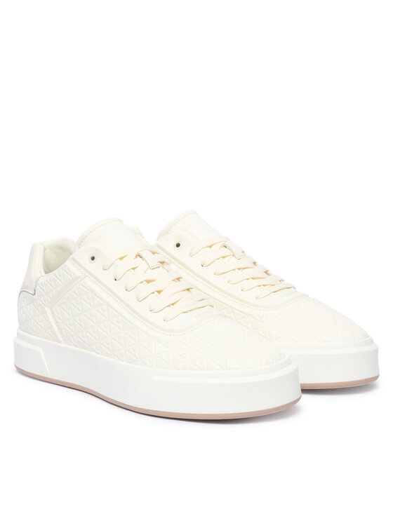 Calvin Klein Calvin Klein Sneakers Basket Cup Oxf Lup Hf HM0HM02132 Crema