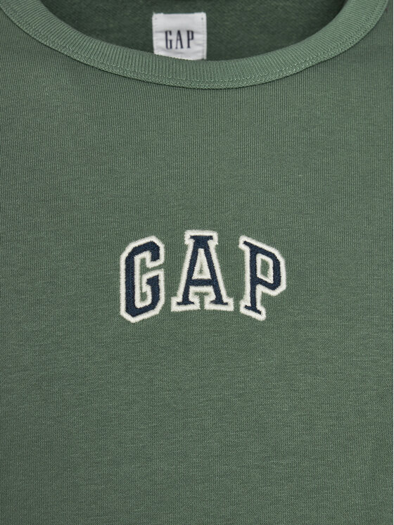 Gap Gap Суитшърт 753777-00 Зелен Regular Fit