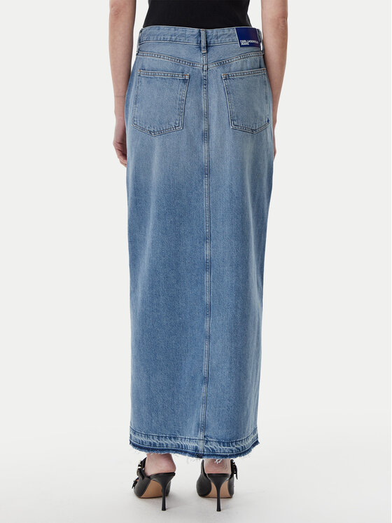 Karl Lagerfeld Jeans Karl Lagerfeld Jeans Farmer szoknya A1W12009 Kék Regular Fit
