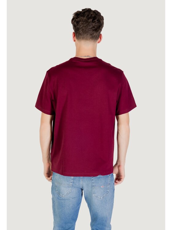 Calvin Klein Jeans Calvin Klein Jeans T-shirt SS Hero Monologo Tee Bordeaux Casual Fit