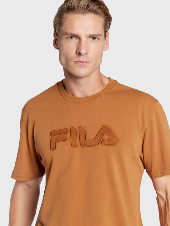 Fila T shirt Buek FAM0279 Marrone Regular Fit Modivo