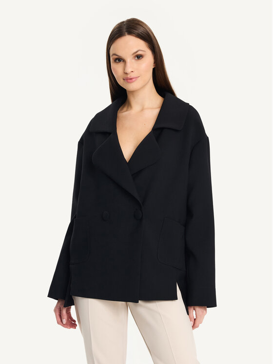 KMX KMX Kurtka przejściowa 107540007 Czarny Straight Fit