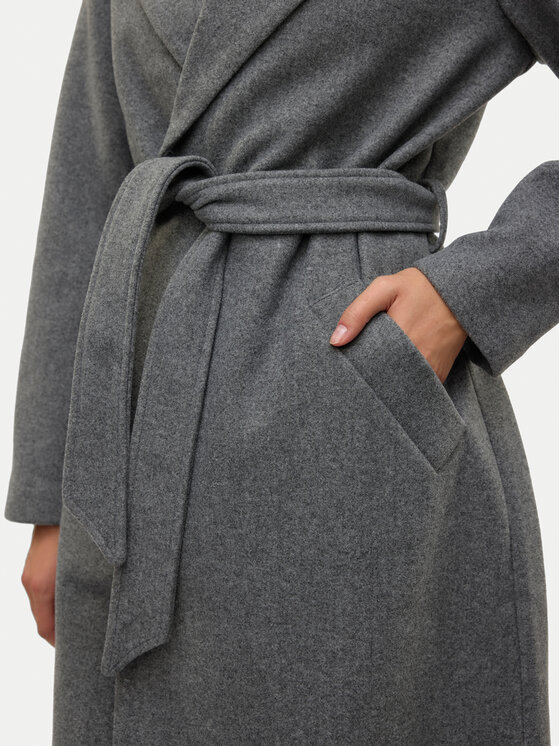 Vero Moda Vero Moda Płaszcz przejściowy Fortuneaya 10278330 Szary Regular Fit
