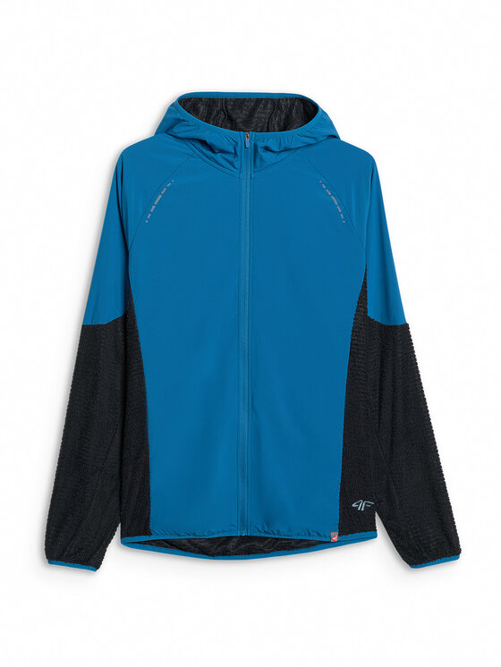 4F 4F Bluza techniczna TRAIL RUNNING Granatowy Regular Fit